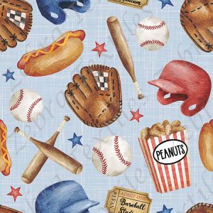 Baseball fond lin bleu