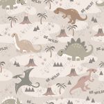 Dinosaure paysage taupe