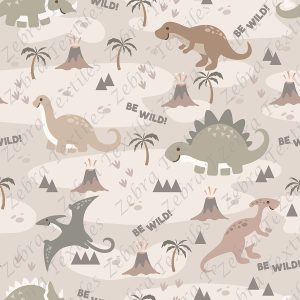 Dinosaure paysage taupe