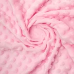 Minky dot rose pâle