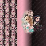 Ombre et lumière fond rose et noir Panneau doudou
