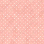 Pois rose pâle fond rose