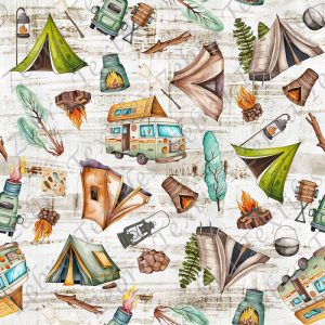 Camping rustique fond beige grunge