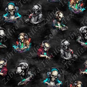 DJ Skull fond noir
