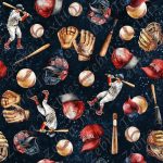 Joueur de baseball fond marine splash