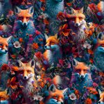 Renard et fleur