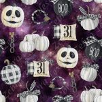 Halloween chic fond nébuleuse