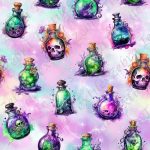 Potion mortelle fond électrisant