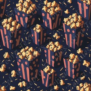 Popcorn fond marine