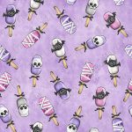 Popsicle monstrueux fond mauve