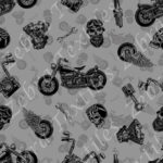 Moto et moteur fond gris