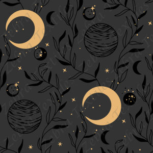Feuillage céleste lune