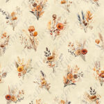 Fleur automnal fond sable