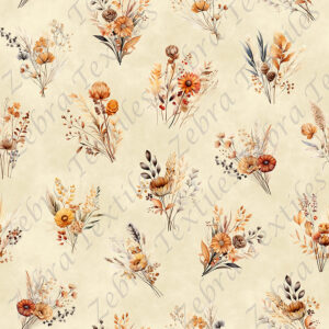Fleur automnal fond sable