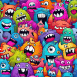 Monstre coloré 9
