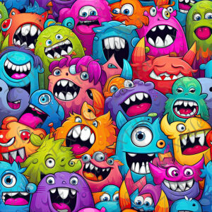 Monstre coloré 9