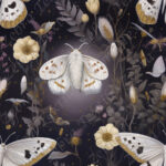 Papillon de nuit blanc