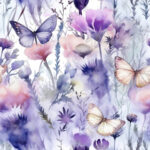 Papillon féerique aquarelle 1