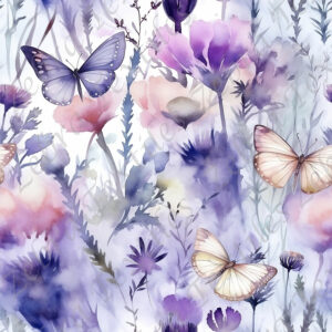 Papillon féerique aquarelle 1