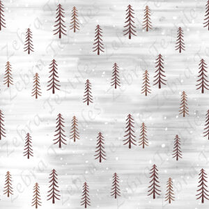 Sapin brun fond gris