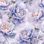 Pivoine lilas fond électrisant
