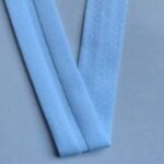 Biais jersey de coton extensible blanc 20MM