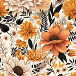 Fleur d'automne fantaisiste 1