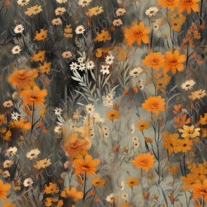 Fleur orangée
