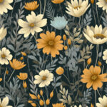 Fleur sauvage rétro 5