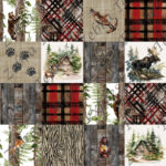 Forêt sauvage plaid