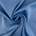 Satin bleu acier