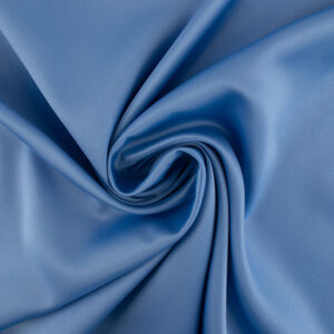 Satin bleu acier