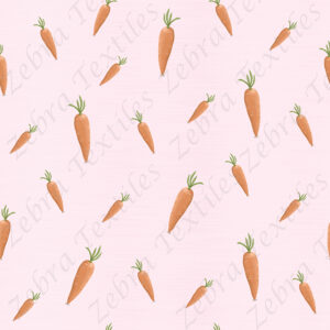 Carotte fond rose