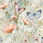 Papillon féerique aquarelle 3