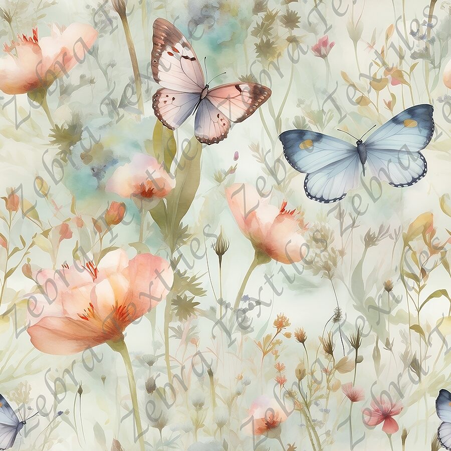 Papillon féerique aquarelle 3