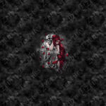 Amour éternel fond noir grunge