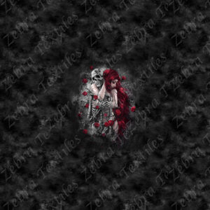 Amour éternel fond noir grunge