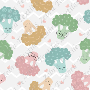 Brocoli coloré à lunette