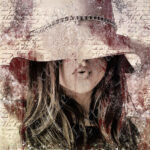 Femme chapeau