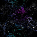 Galaxie bleu mauve