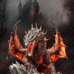 Dragon et château