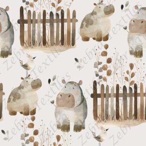 Hippo et oiseau