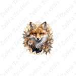 Renard élégant fond blanc Panneau