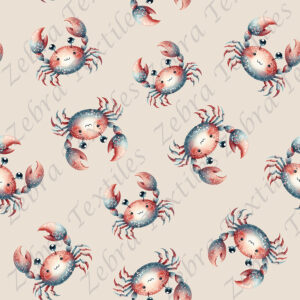 Crabe fond beige