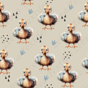 Dindon fond taupe