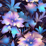 Fleur holographique 1