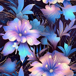 Fleur holographique 1