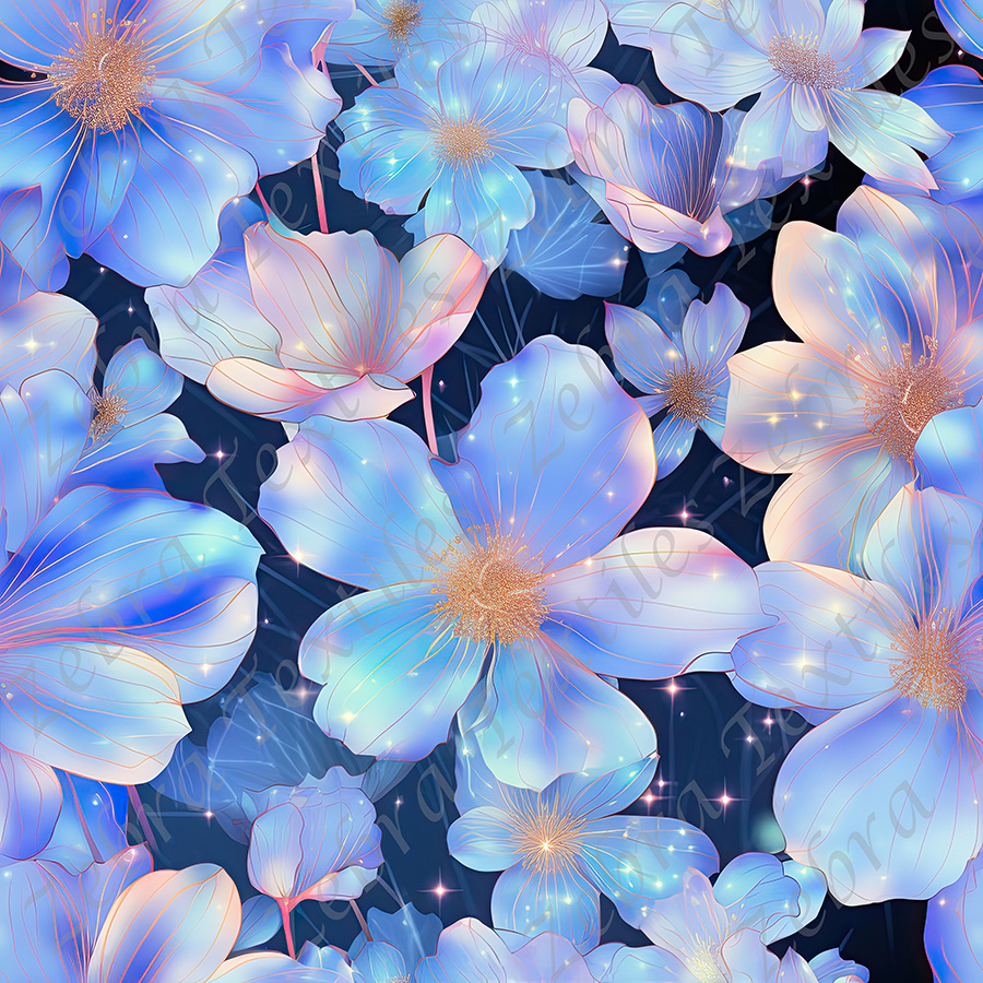Fleur holographique 11