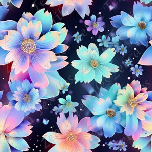 Fleur holographique 6