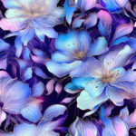 Fleur holographique 8